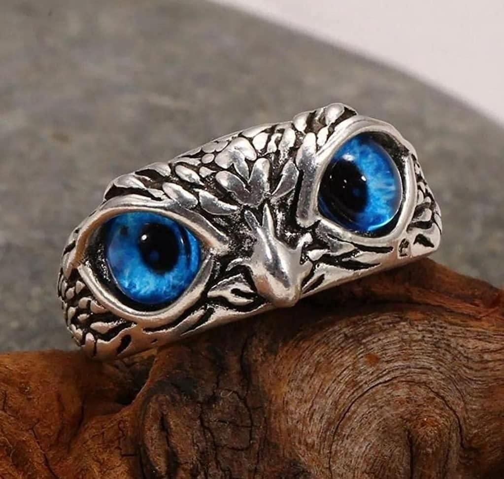 Duence Attractive Silver Plated Owl Ring