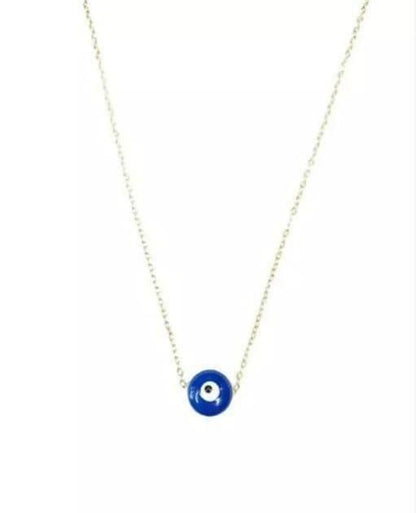 Duence Evil Eye Circular Mini Pendant Blue